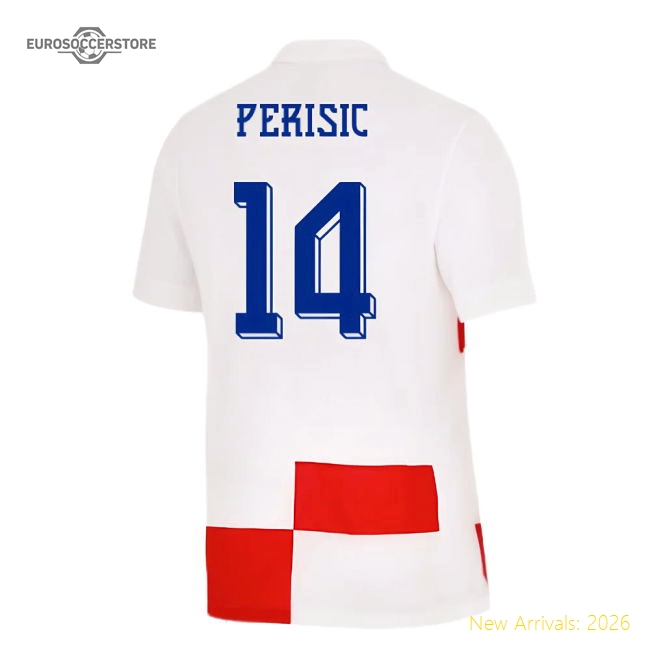 2024-2025 Croatia Home Shirt (Perisic 14)-Football Jersey Hub