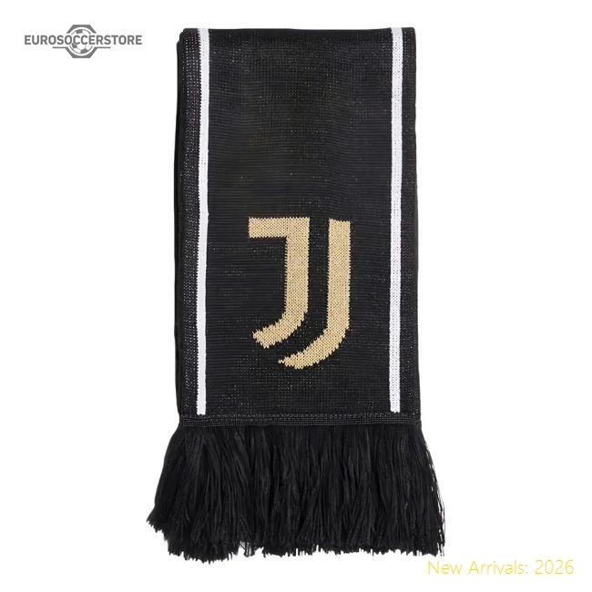 2020-2021 Juventus Scarf (Black-White)-Football Jersey Hub