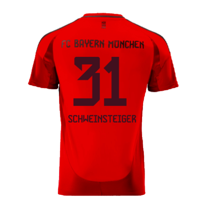 2024-2025 Bayern Munich Home Shirt (Schweinsteiger 31)-Football Jersey Hub
