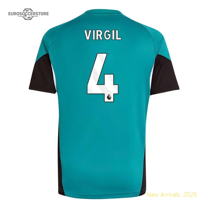 2025-2026 Liverpool EU Training Jersey (Green) - Kids (Virgil 4)-Football Jersey Hub