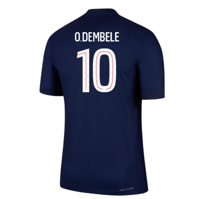 2025-2026 PSG Home Dri-Fit ADV Authentic Shirt (O.Dembele 10)-Football Jersey Hub