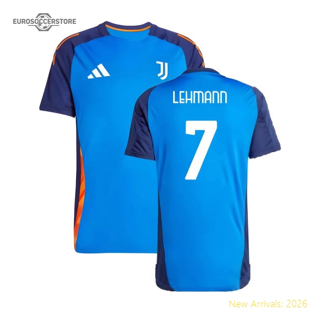 2024-2025 Juventus Training Jersey (Blue) (Lehmann 7)-Football Jersey Hub