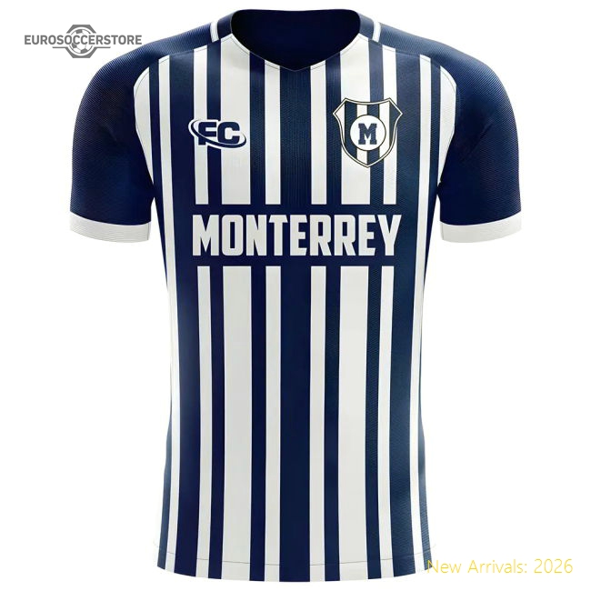 2018-2019 Monterrey Fans Culture Home Concept Shirt - Womens-Football Jersey Hub