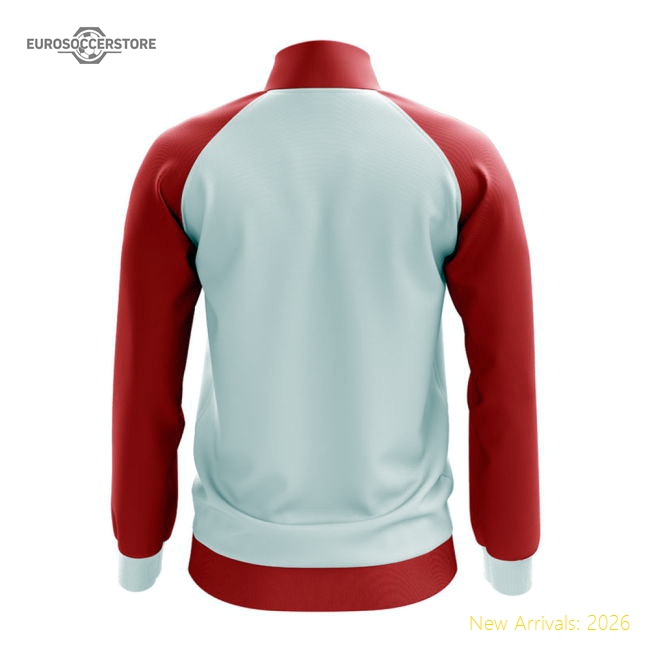 North Ossetia Concept Football Track Jacket (White)-Football Jersey Hub
