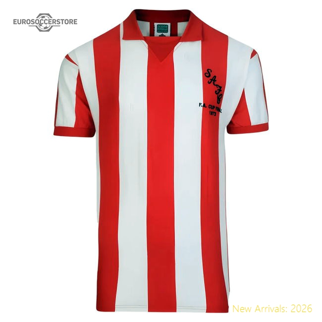 Sunderland 1973 FA Cup Final Home Shirt-Football Jersey Hub