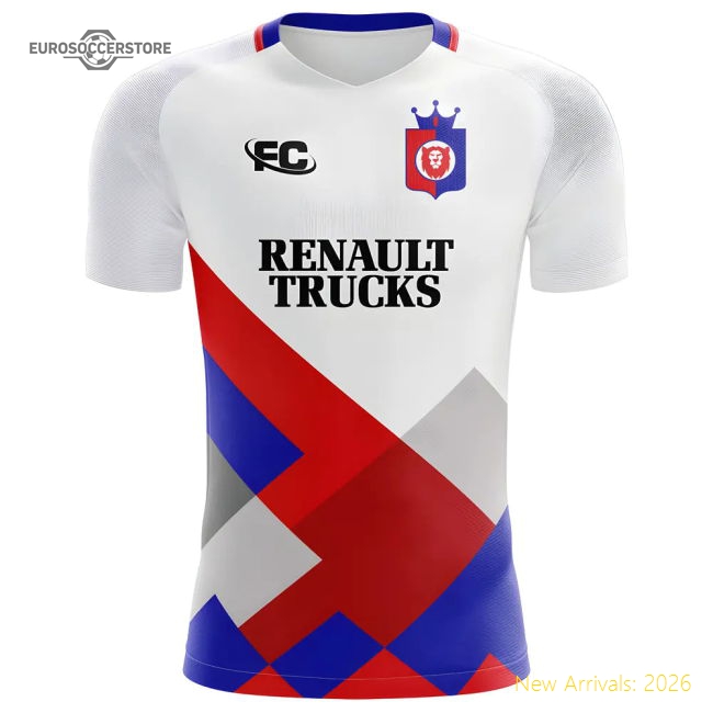 2018-2019 Lyon Fans Culture Home Concept Shirt - Womens-Football Jersey Hub