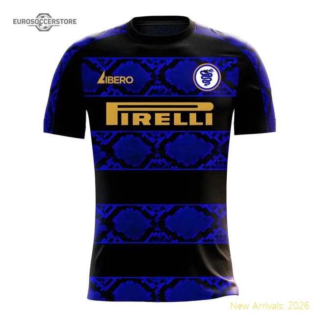 Nerazzurri Milan 2025-2026 Home Concept Football Kit (Libero)-Football Jersey Hub