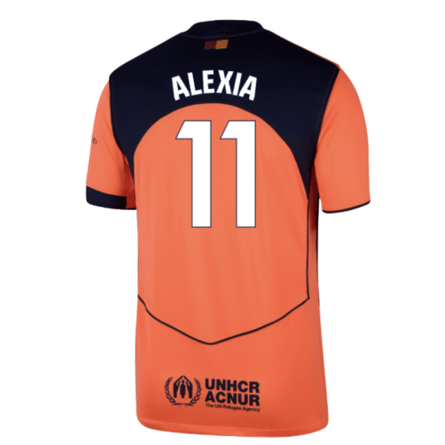 2025-2026 Barcelona Third Shirt (Alexia 11)-Football Jersey Hub