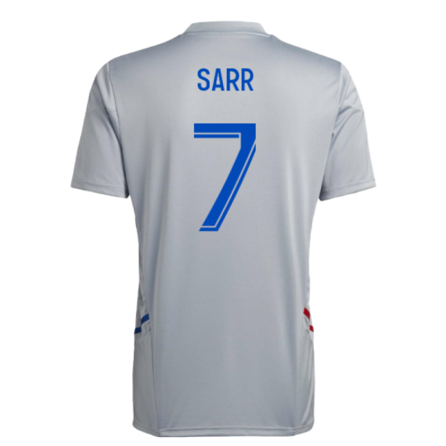 2022-2023 Olympique Lyon Training Jersey (Halo Silver) (Sarr 7)-Football Jersey Hub