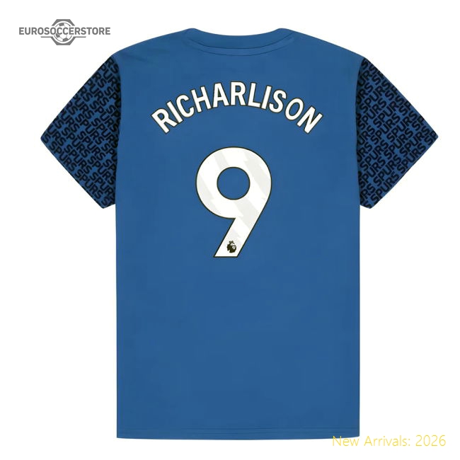 Tottenham Hotspur Graphic T-shirt (Blue) - Kids (Richarlison 9)-Football Jersey Hub