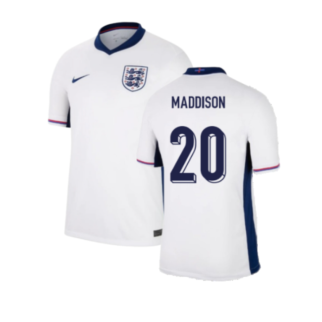 2024-2025 England Home Shirt (Maddison 20)-Football Jersey Hub