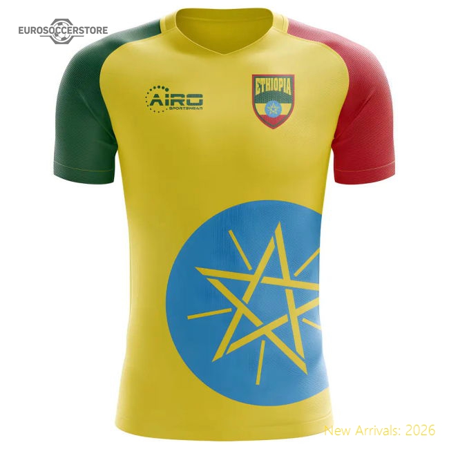 2025-2026 Ethiopia Home Concept Football Shirt - Womens-Football Jersey Hub