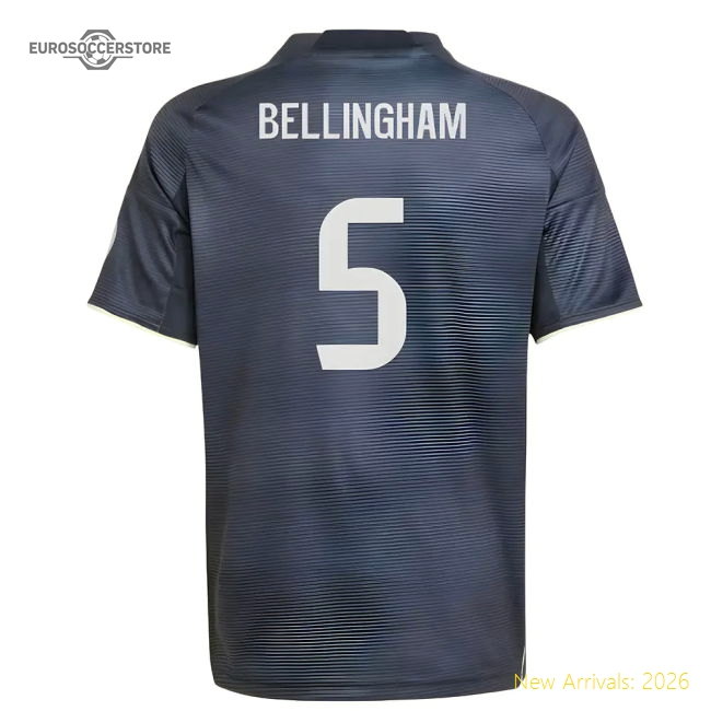 2025-2026 Real Madrid Away Shirt (Kids) (Bellingham 5)-Football Jersey Hub