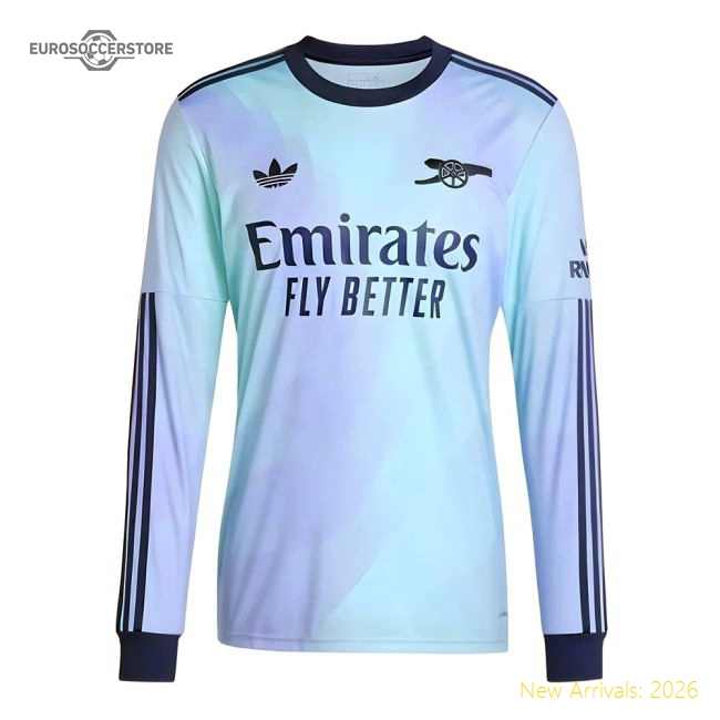 2024-2025 Arsenal Long Sleeve Third Shirt-Football Jersey Hub
