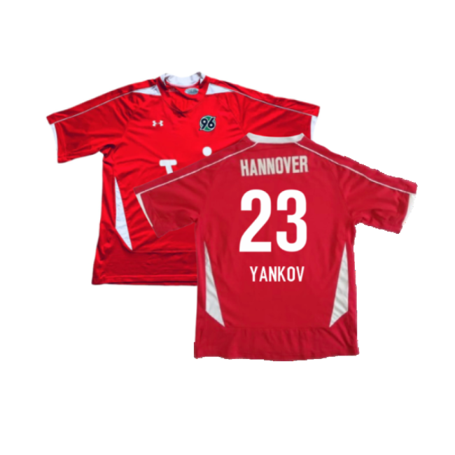Hannover 2008-09 Home Shirt ((Excellent) M) (Yankov 23)-Football Jersey Hub