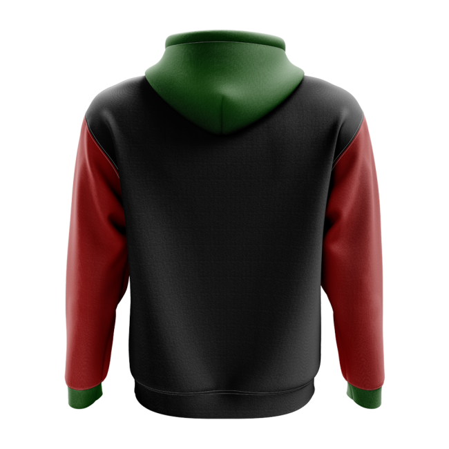 Kenya Concept Country Football Hoody (Black)-Football Jersey Hub