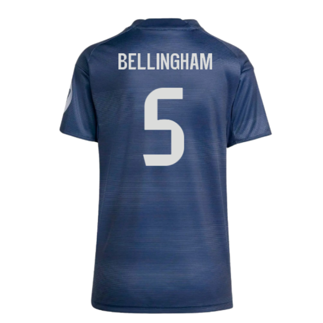 2025-2026 Real Madrid Authentic Away Shirt (Womens) (Bellingham 5)-Football Jersey Hub