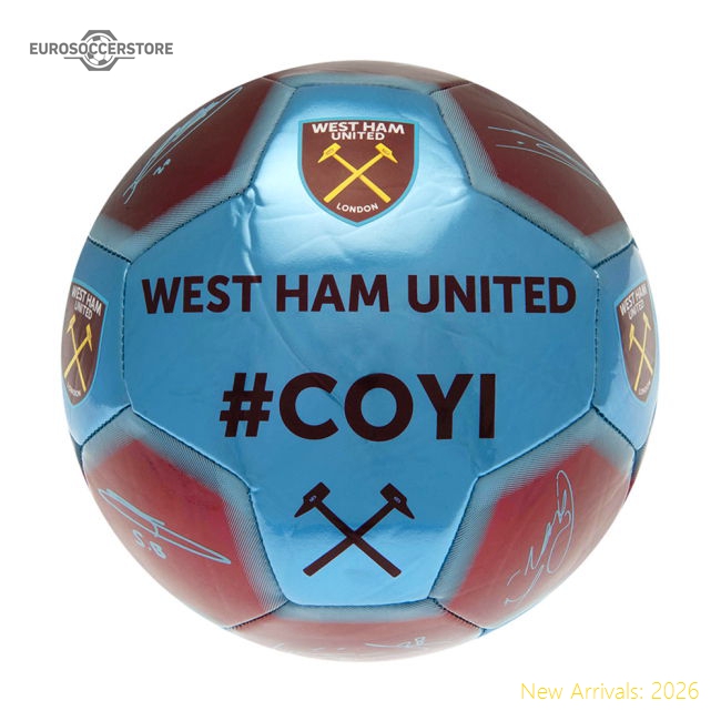 West Ham United FC Sig 26 Skill Ball-Football Jersey Hub
