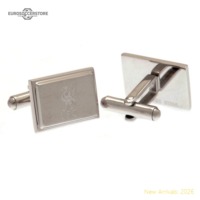 Liverpool FC Stainless Steel Liverbird Cufflinks-Football Jersey Hub