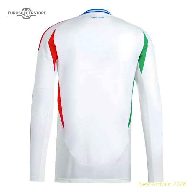 2024-2025 Italy Long Sleeve Away Shirt-Football Jersey Hub