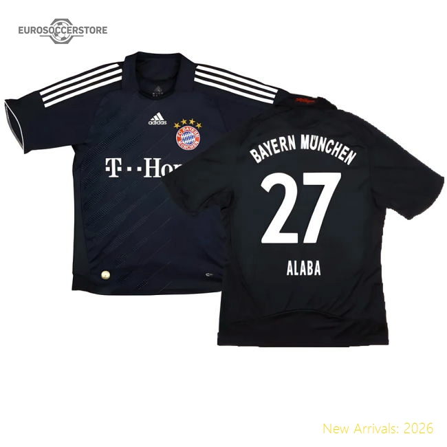 Bayern Munich 2008-10 Away Shirt ((Excellent) S) (Alaba 27)-Football Jersey Hub