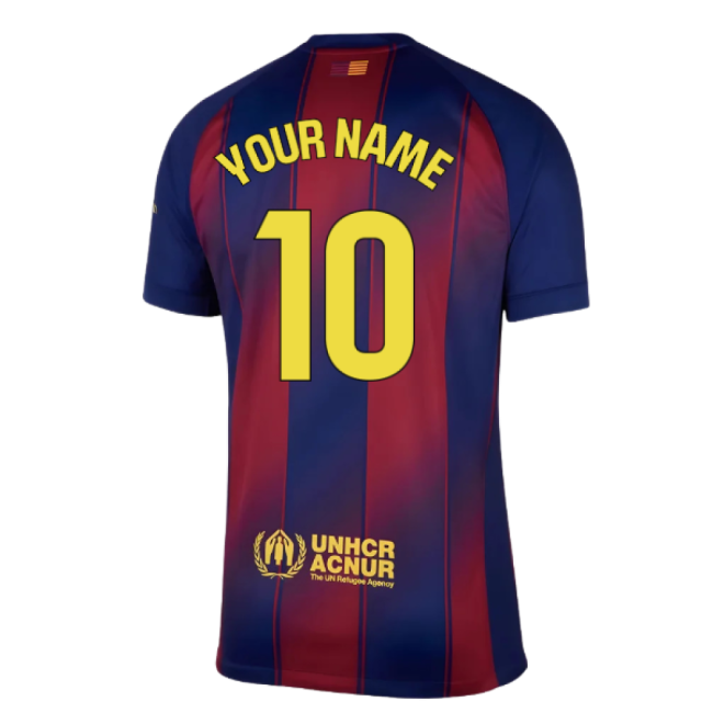 2025-2026 Barcelona Home Shirt (Your Name)-Football Jersey Hub