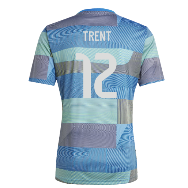 2025-2026 Real Madrid Pre-Match Shirt (Blue) (Trent 12)-Football Jersey Hub