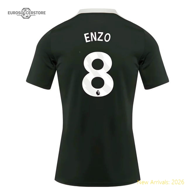 2025-2026 Chelsea Dri-Fit Strike Training Shirt (Green) (Enzo 8)-Football Jersey Hub
