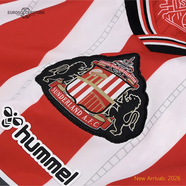 2025-2026 Sunderland Home Shirt (Kids)-Football Jersey Hub