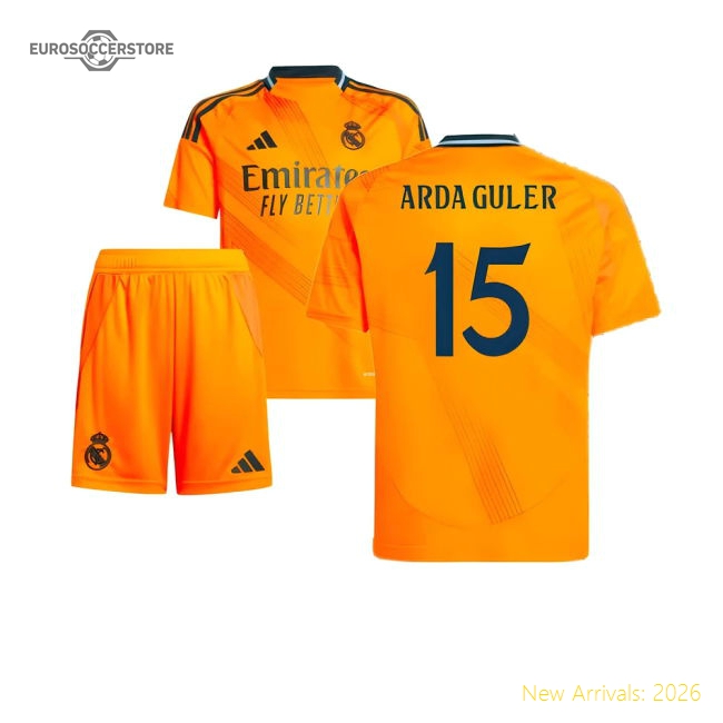 2024-2025 Real Madrid Away Youth Kit (Arda Guler 15)-Football Jersey Hub