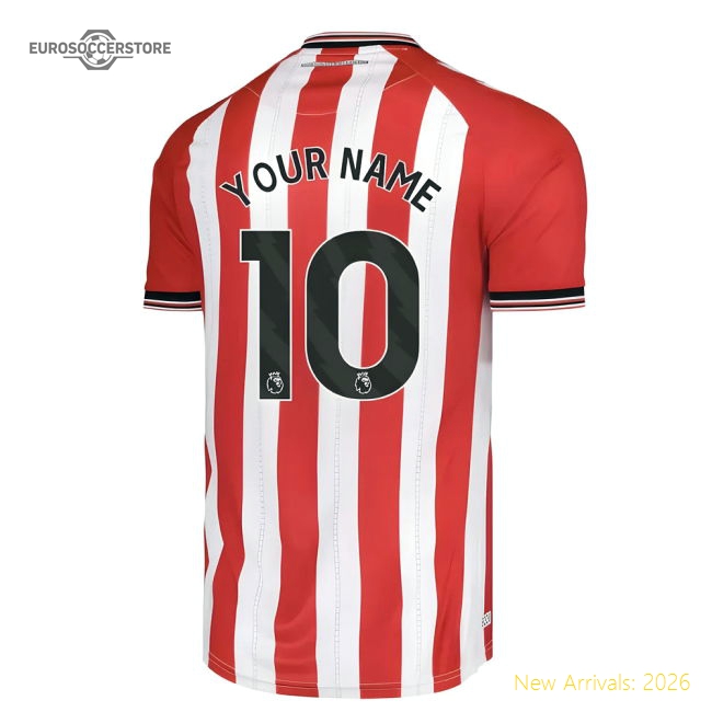 2025-2026 Sunderland Home Shirt (Your Name)-Football Jersey Hub
