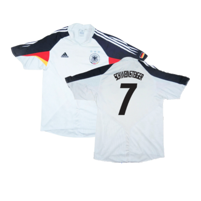 Germany 2004-06 Home Shirt ((Very Good) XL) (Schweinsteiger 7)-Football Jersey Hub