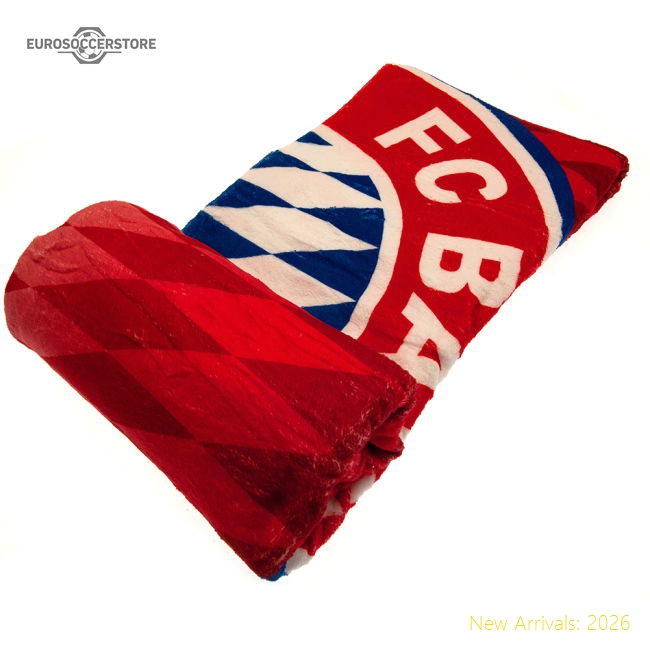 FC Bayern Munich Fleece Blanket-Football Jersey Hub