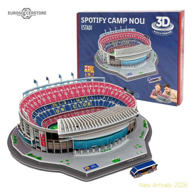 FC Barcelona 3D Stadium Puzzle-Football Jersey Hub