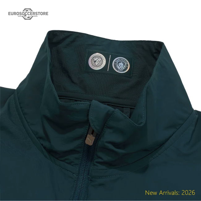 2025-2026 Man City FtblStatement Cellerator Jacket - CL (Green Terrain)-Football Jersey Hub