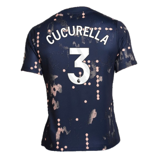 2024-2025 Chelsea Academy Pro Pre-Match Shirt (Obsidian) (Cucurella 3)-Football Jersey Hub