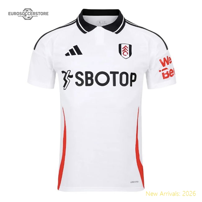 2024-2025 Fulham Home Shirt-Football Jersey Hub