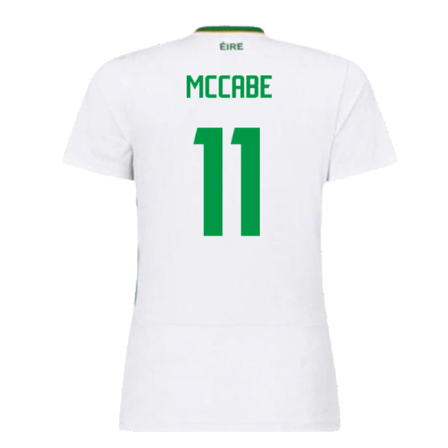 2024-2025 Republic of Ireland Away Shirt (Womens) (McCabe 11)-Football Jersey Hub