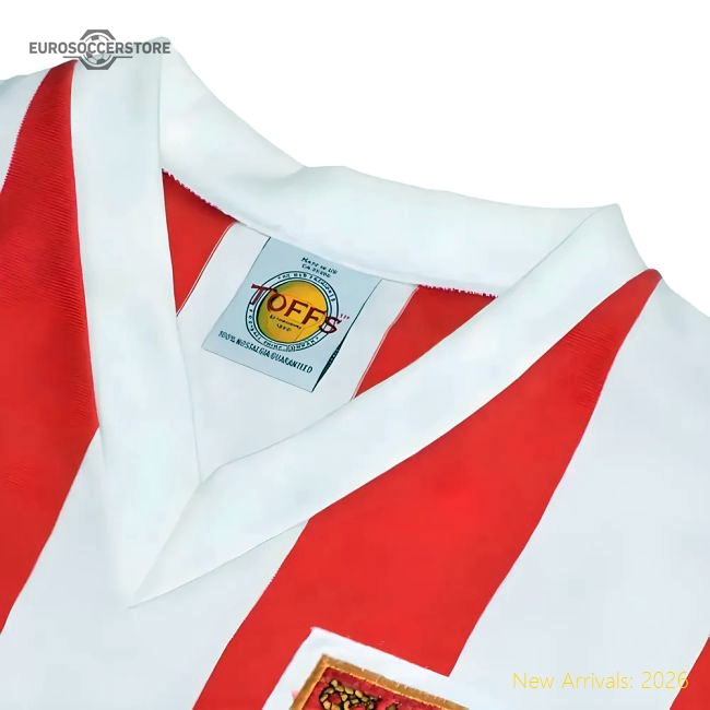 Stoke City Stan Matthews 1961 Retro Football Shirt-Football Jersey Hub