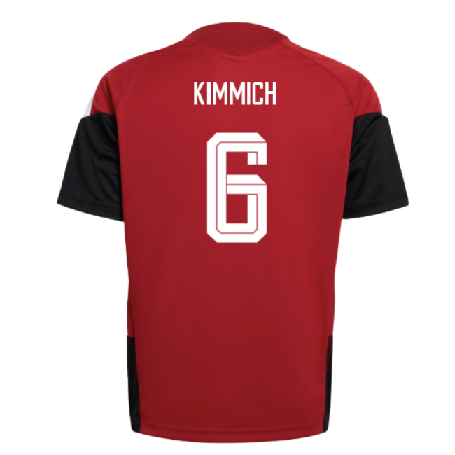 2026-2027 Germany Training Jersey (Red) - Kids (Kimmich 6)-Football Jersey Hub