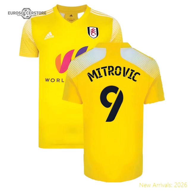 2021-2022 Fulham Third Shirt (MITROVIC 9)-Football Jersey Hub