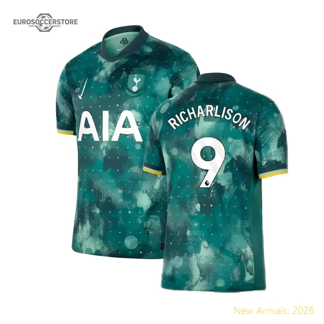 2024-2025 Tottenham Hotspur Third Shirt (Richarlison 9)-Football Jersey Hub