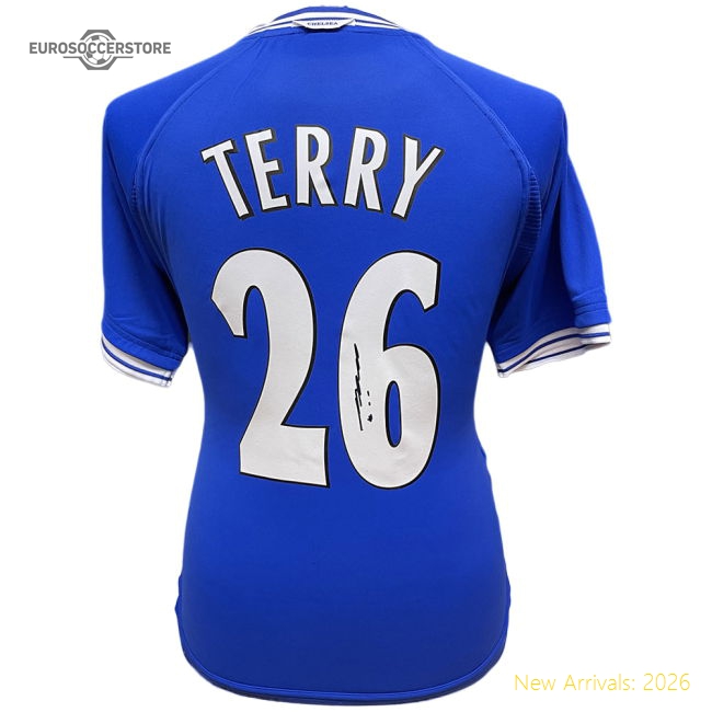 Chelsea FC 2000 Terry Signed Shirt-Football Jersey Hub