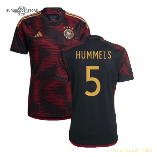2022-2023 Germany Away Shirt (HUMMELS 5)-Football Jersey Hub