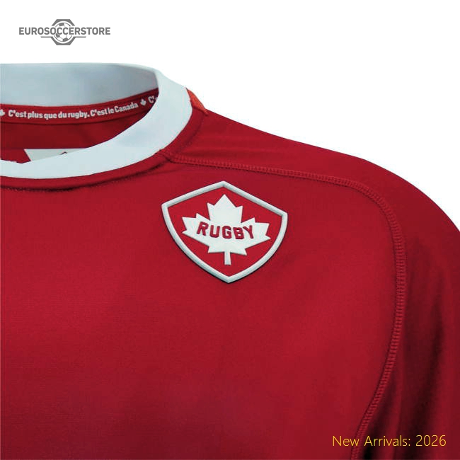 2025-2026 Canada Home Rugby Shirt-Football Jersey Hub