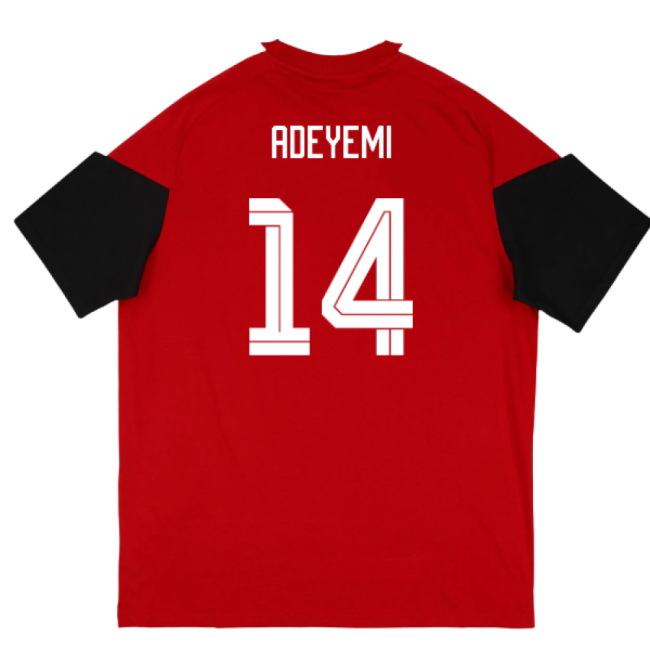 2026-2027 Germany Training Tee (Red) (Adeyemi 14)-Football Jersey Hub