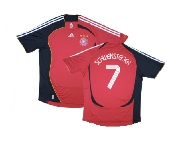 Germany 2006-08 Away Shirt ((Excellent) XXL) (Schweinsteiger 7)-Football Jersey Hub