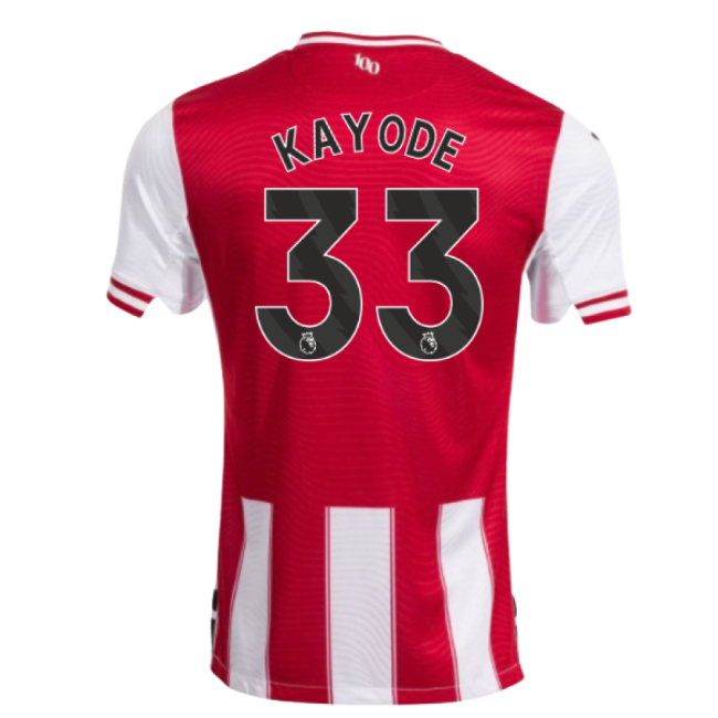2025-2026 Brentford Home Shirt (Kayode 33)-Football Jersey Hub
