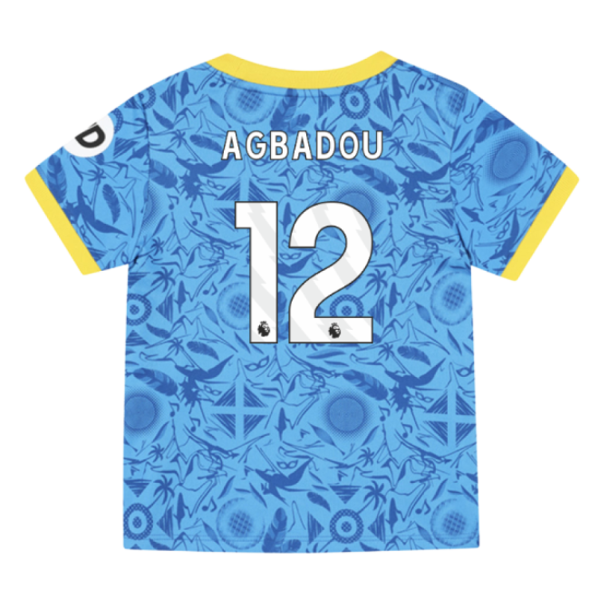 2025-2026 Wolves Third Infant Kit (Agbadou 12)-Football Jersey Hub