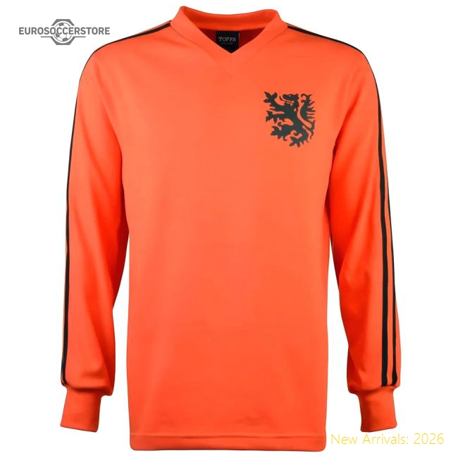 Holland 1974 No. 14 Retro Football Shirt-Football Jersey Hub